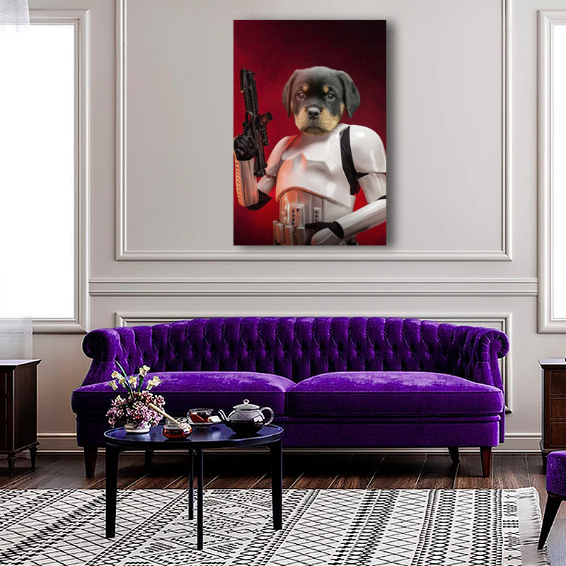Stormtrooper Armor – Personalized Star Wars - Themed Pet Portrait